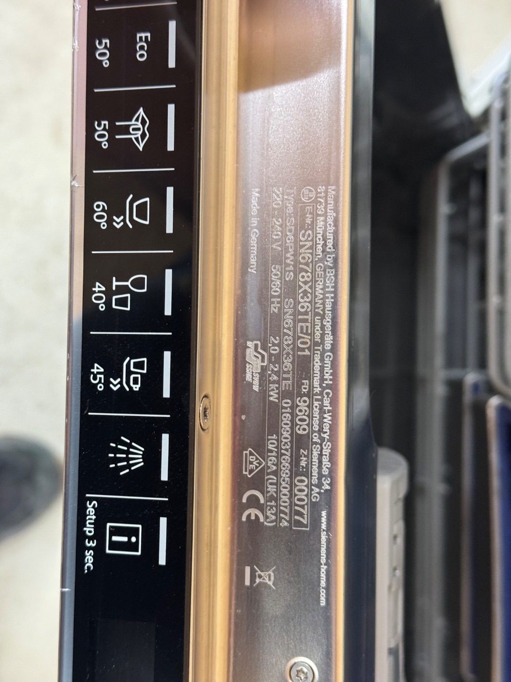 Посудомийна машина Siemens SN678X36TE Б/У
