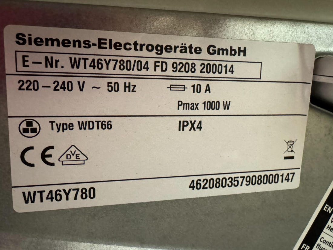 Siemens WM14Y791 + WT46Y780 (комплект) Б/У